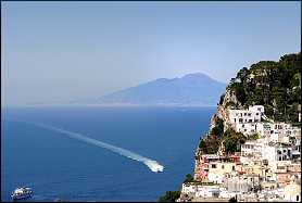 Il Vesuvio visto da Capri 